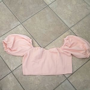 L crop top never worn